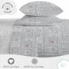 imageStar Wars Dark Side Darth Vader Tech Queen Bed Set  7 Piece 100 Organic Cotton Bedding with Duvet Cover and Sheets  GOTS ampamp OekoTEX CertifiedBlack  Star Wars