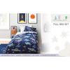 imageStar Wars Dark Side Darth Vader Tech Queen Bed Set  7 Piece 100 Organic Cotton Bedding with Duvet Cover and Sheets  GOTS ampamp OekoTEX CertifiedBlue  Outer Space