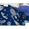 imageStar Wars Dark Side Darth Vader Tech Queen Bed Set  7 Piece 100 Organic Cotton Bedding with Duvet Cover and Sheets  GOTS ampamp OekoTEX CertifiedBlue  Outer Space