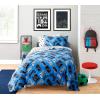 imageStar Wars Dark Side Darth Vader Tech Queen Bed Set  7 Piece 100 Organic Cotton Bedding with Duvet Cover and Sheets  GOTS ampamp OekoTEX CertifiedBlue  Gamer