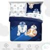 imageStar Wars Dark Side Darth Vader Tech Queen Bed Set  7 Piece 100 Organic Cotton Bedding with Duvet Cover and Sheets  GOTS ampamp OekoTEX CertifiedBlue  Star Wars