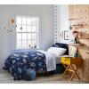 imageStar Wars Dark Side Darth Vader Tech Queen Bed Set  7 Piece 100 Organic Cotton Bedding with Duvet Cover and Sheets  GOTS ampamp OekoTEX CertifiedBlue  Outer Space