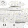 imageStar Wars Dark Side Darth Vader Tech Queen Bed Set  7 Piece 100 Organic Cotton Bedding with Duvet Cover and Sheets  GOTS ampamp OekoTEX CertifiedGrey  Safari