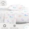 imageStar Wars Dark Side Darth Vader Tech Queen Bed Set  7 Piece 100 Organic Cotton Bedding with Duvet Cover and Sheets  GOTS ampamp OekoTEX CertifiedMulti  Ombre Butterflies
