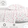 imageStar Wars Dark Side Darth Vader Tech Queen Bed Set  7 Piece 100 Organic Cotton Bedding with Duvet Cover and Sheets  GOTS ampamp OekoTEX CertifiedPink  Floral