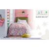 imageStar Wars Dark Side Darth Vader Tech Queen Bed Set  7 Piece 100 Organic Cotton Bedding with Duvet Cover and Sheets  GOTS ampamp OekoTEX CertifiedPink  Floral