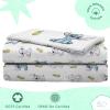 imageStar Wars Dark Side Darth Vader Tech Twin Sheet Set  3 Piece 100 Organic Cotton Sheets with Pillow Cover  GOTS ampamp OekoTEX CertifiedBlue  Lilo  Stitch