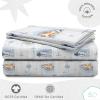 imageStar Wars Dark Side Darth Vader Tech Twin Sheet Set  3 Piece 100 Organic Cotton Sheets with Pillow Cover  GOTS ampamp OekoTEX CertifiedBlue  Star Wars