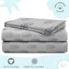 imageStar Wars Dark Side Darth Vader Tech Twin Sheet Set  3 Piece 100 Organic Cotton Sheets with Pillow Cover  GOTS ampamp OekoTEX CertifiedGrey  Spiderman
