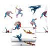 imageStar Wars Dark Side Darth Vader Tech Twin Sheet Set  3 Piece 100 Organic Cotton Sheets with Pillow Cover  GOTS ampamp OekoTEX CertifiedMulti  Marvel Comics