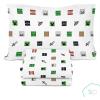 imageStar Wars Dark Side Darth Vader Tech Twin Sheet Set  3 Piece 100 Organic Cotton Sheets with Pillow Cover  GOTS ampamp OekoTEX CertifiedMulti  Minecraft