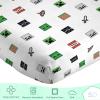 imageStar Wars Dark Side Darth Vader Tech Twin Sheet Set  3 Piece 100 Organic Cotton Sheets with Pillow Cover  GOTS ampamp OekoTEX CertifiedMulti  Minecraft