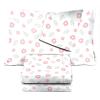 imageStar Wars Dark Side Darth Vader Tech Twin Sheet Set  3 Piece 100 Organic Cotton Sheets with Pillow Cover  GOTS ampamp OekoTEX CertifiedPink  Floral