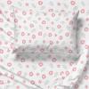 imageStar Wars Dark Side Darth Vader Tech Twin Sheet Set  3 Piece 100 Organic Cotton Sheets with Pillow Cover  GOTS ampamp OekoTEX CertifiedPink  Floral