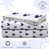 imageStar Wars Dark Side Darth Vader Tech Twin Sheet Set  3 Piece 100 Organic Cotton Sheets with Pillow Cover  GOTS ampamp OekoTEX CertifiedWhite  Minnie Mouse