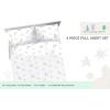 imageStar Wars Dark Side Darth Vader Tech Twin Sheet Set  3 Piece 100 Organic Cotton Sheets with Pillow Cover  GOTS ampamp OekoTEX CertifiedWhite  Ombre Butterflies