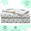 imageStar Wars Dark Side Darth Vader Tech Twin Sheet Set  3 Piece 100 Organic Cotton Sheets with Pillow Cover  GOTS ampamp OekoTEX CertifiedWhite  Sesame Street