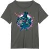 imageStar Wars Dark Side Darth Vader Villains of the Galaxy Vivid TShirtAsphalt Grey