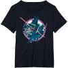 imageStar Wars Dark Side Darth Vader Villains of the Galaxy Vivid TShirtBlack