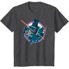 imageStar Wars Dark Side Darth Vader Villains of the Galaxy Vivid TShirtDark Heather Grey