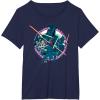 imageStar Wars Dark Side Darth Vader Villains of the Galaxy Vivid TShirtNavy Blue