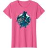 imageStar Wars Dark Side Darth Vader Villains of the Galaxy Vivid TShirtPink Heather