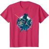 imageStar Wars Dark Side Darth Vader Villains of the Galaxy Vivid TShirtRed Heather