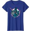 imageStar Wars Dark Side Darth Vader Villains of the Galaxy Vivid TShirtRoyal Blue