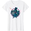 imageStar Wars Dark Side Darth Vader Villains of the Galaxy Vivid TShirtWhite