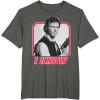 imageStar Wars Han Solo I Know Valentines Day TShirtAsphalt Grey