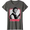 imageStar Wars Han Solo I Know Valentines Day TShirtAsphalt Grey