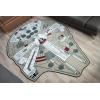 imageStar Wars Han Solos Millennium Falcon Large Area Rug Decor  Indoor Floor Rug Mat  Rugs for Living Room Bedroom Kids Room Playroom  79 x 104 Inches