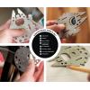 imageStar Wars Millennium Falcon 8In1 Multitool Kit  Hand Tool Gadgets Include Screwdrivers Wrenches Bottle Opener Wire Cutter Scraper Protractor  Portable Survival Tool Camping Accessories