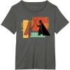 imageStar Wars ObiWan Kenobi Darth Vader Duel Cartoon TShirtAsphalt Grey