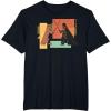imageStar Wars ObiWan Kenobi Darth Vader Duel Cartoon TShirtBlack
