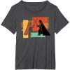 imageStar Wars ObiWan Kenobi Darth Vader Duel Cartoon TShirtDark Heather Grey