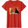 imageStar Wars ObiWan Kenobi Darth Vader Duel Cartoon TShirtRed