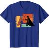 imageStar Wars ObiWan Kenobi Darth Vader Duel Cartoon TShirtRoyal Blue