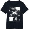 imageStar Wars ObiWan Kenobi Jedi vs Sith Battle Panels TShirtBlack