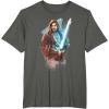 imageStar Wars ObiWan Kenobi Lightsaber TShirtAsphalt Grey