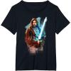 imageStar Wars ObiWan Kenobi Lightsaber TShirtBlack