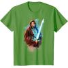 imageStar Wars ObiWan Kenobi Lightsaber TShirtGrass Green