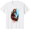 imageStar Wars ObiWan Kenobi Lightsaber TShirtWhite