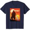 imageStar Wars ObiWan Kenobi Lightsaber Twin Suns TShirtNavy Blue