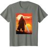 imageStar Wars ObiWan Kenobi Lightsaber Twin Suns TShirtOlive Heather