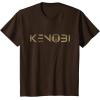imageStar Wars ObiWan Kenobi Series Logo TShirtBrown