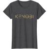 imageStar Wars ObiWan Kenobi Series Logo TShirtDark Heather Grey