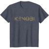 imageStar Wars ObiWan Kenobi Series Logo TShirtHeather Blue