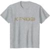 imageStar Wars ObiWan Kenobi Series Logo TShirtHeather Grey