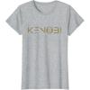 imageStar Wars ObiWan Kenobi Series Logo TShirtHeather Grey